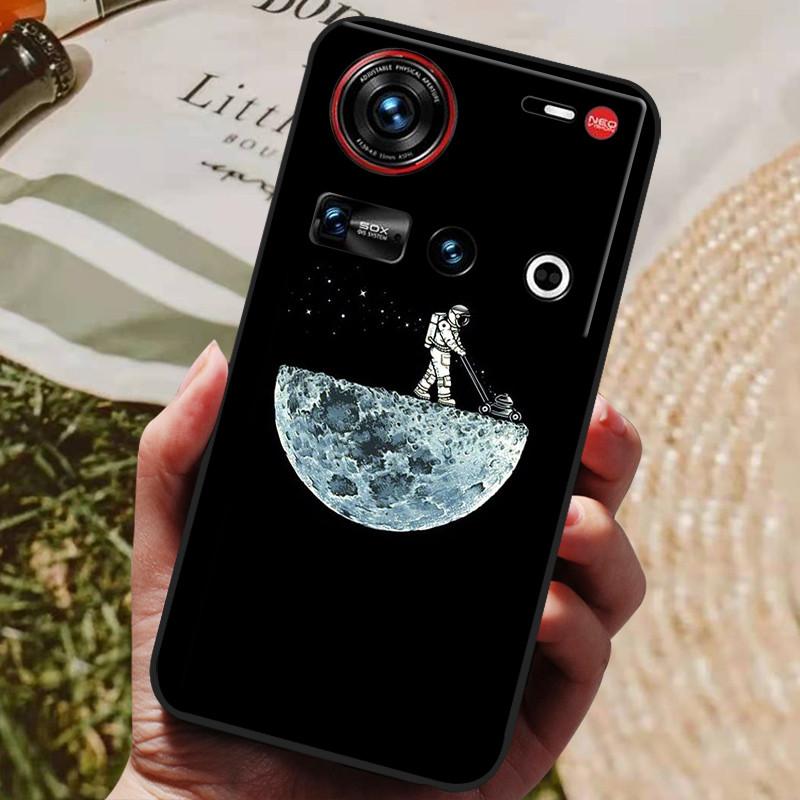 Pro pouzdro ZTE Nubia Z70 Ultra 5G 6,85'' Černé silikonové TPU měkký kryt telefonu pro Nubia Z70 Ultra Ochranné zadní kryty Z 70 Ultra