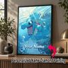 Personalized Lapras Diamond Art Custom Name 5D Diamond Painting Full Drill DIY Craft