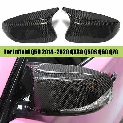 Für Infiniti QX30 Q50S Q50 Q60 Q70 2014-Flügel Seite Spiegel Abdeckung Rückspiegel Rückansicht Cap Auto Styling auto