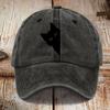 Fun Little Black Cat Printed Visor Baseball Cap  For Man Women Hiking Fishing Vacation