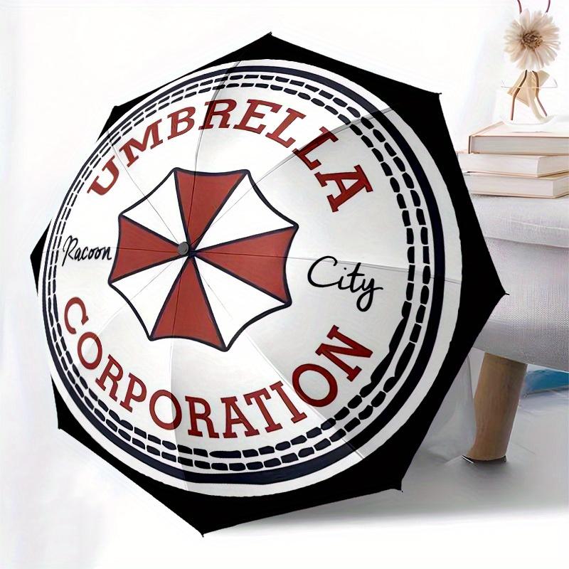 1pc Umbrella Corporation Logo Umbrella with Plastic Handle,Suitable for All Seasons Home Travel Outdoor UmbrellaM1006