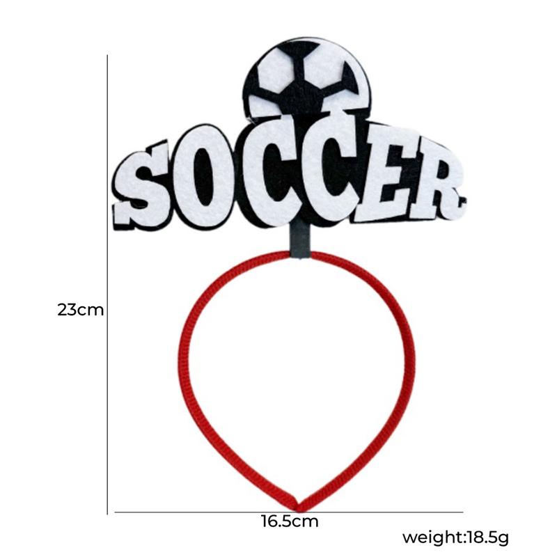 Cartoon Football Cheering Hairband Headband Headwear Hair Accessories Fan Support Prop Party Decoration