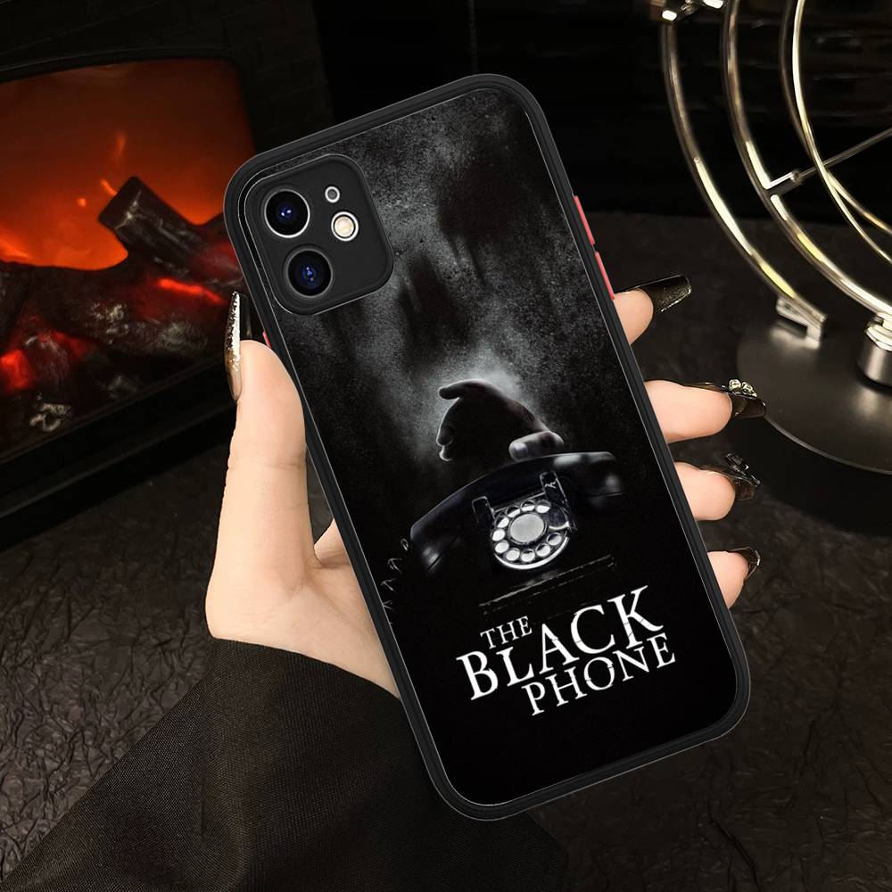 Horror Movie The B-Black P-Phone Phone Cases For IPhone 16 15 14 Plus 13 12 11 Pro Max Matte Oft Bumper Phone Cover