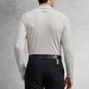 Fila Golf Series Fashion Sports Casual Stretch Comfortable Solid Color Knit Long Sleeve Polo Shirt Men Tops A11M545201FGY
