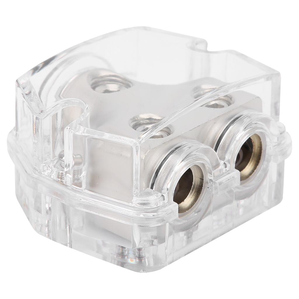 Car Ground Wire Distribution Block Speaker Power Splitter Negative 1x0GA In 2x4GA Out DB003