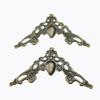 Metal Angle Corner Brackets 40Pcs For Notebook Cover Menus Photo Frame Furniture Decorative Protector  And Versatile