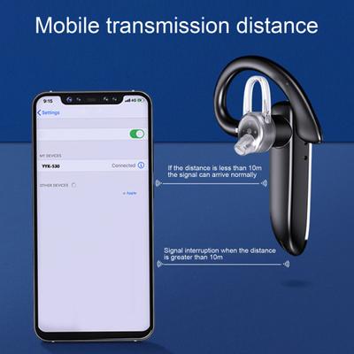 YYK-530-2 Kablosuz Kulaklık, ANC Gürültü Engelleme, Kulak Kancası, Bluetooth Uyumlu, 5.3 Kablosuz İş Kulaklığı