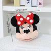 Disney Cartoon Plush Mini Makeup Bag Mickey and Minnie Cartoon Headphones Bag Card Case Girl's Keychain Bag Pendant Wallet