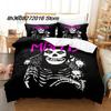 New The Misfits Glenn Danzig Bedding Set Single Twin Full Queen King Size Bed Set Aldult Kid Bedroom Duvetcover Sets 3D Skull
