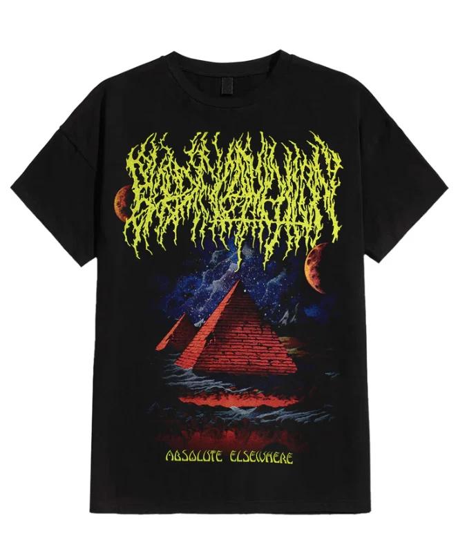 Blood Incantation Graphic Tee | Pyramid Artwork Shirt | Cosmic Death Metal Merch 3XL