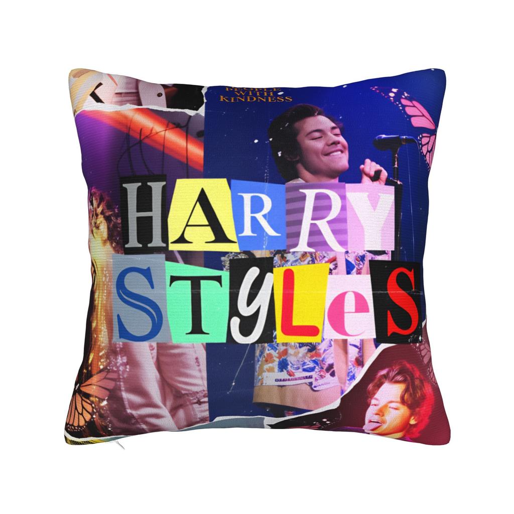 Singer H-Harrys S-Styles  Pillow Cover  Custom Cushion Cover Kawaii Pillow Case For Chair Sofa Home Decor