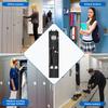 Locker Door Organizer With Mirror Closet Door Organizer With Mirror Hanger Storage Oxford Cloth Waterproof For Uniform Gear