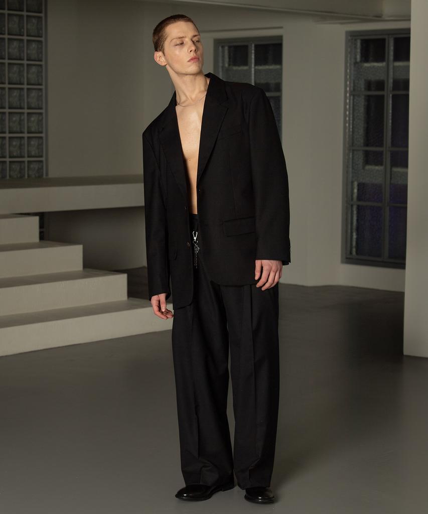 Decoroso Tailor Oversized Wide Setup Suit [Black]