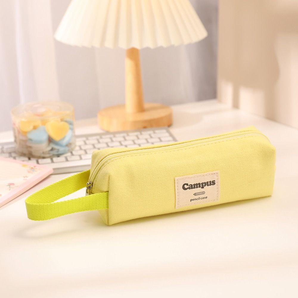 Dirt-resistant Gift Students Large-capacity Pen Case Pencil Box Stationery Organizer Pen Bag