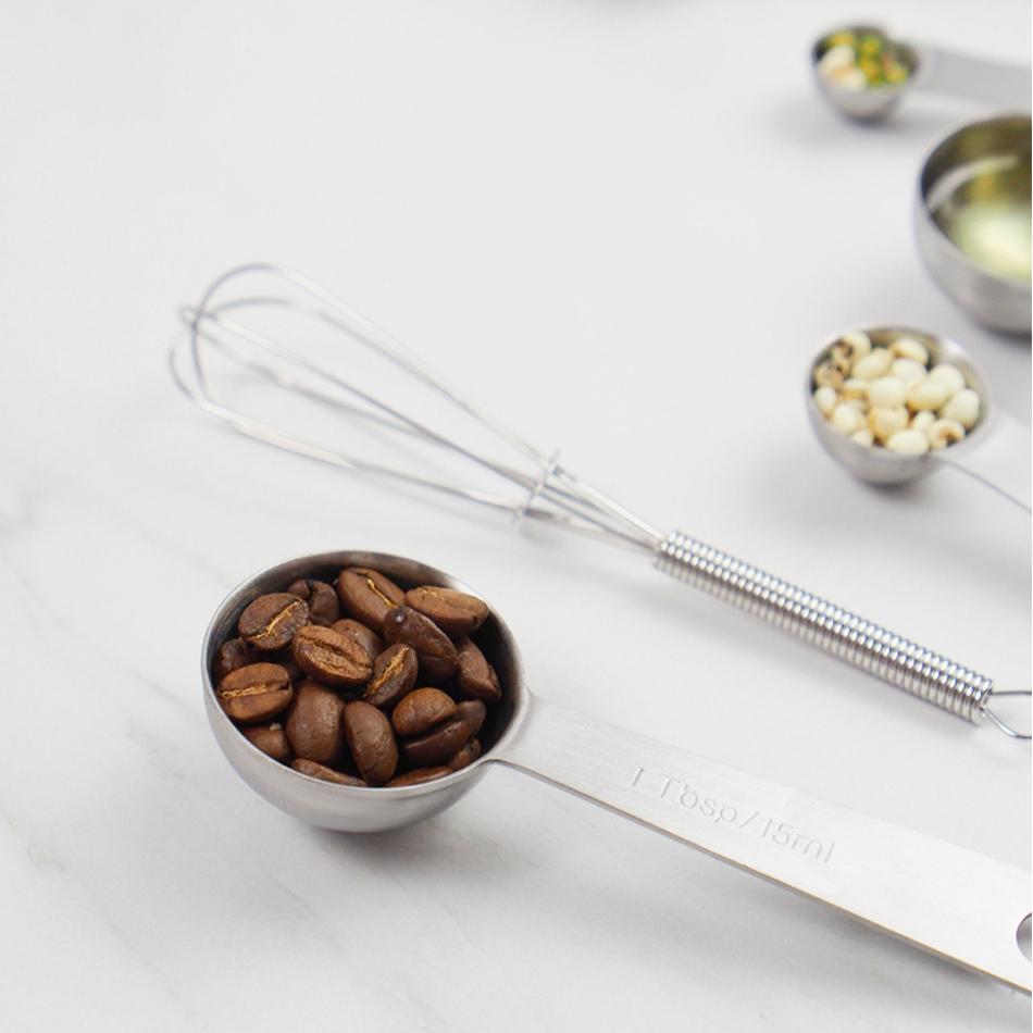 11-Piece Stainless Steel Measuring Spoon Set – Precision Metric & Imperial Measuring Spoons for Baking & Cooking