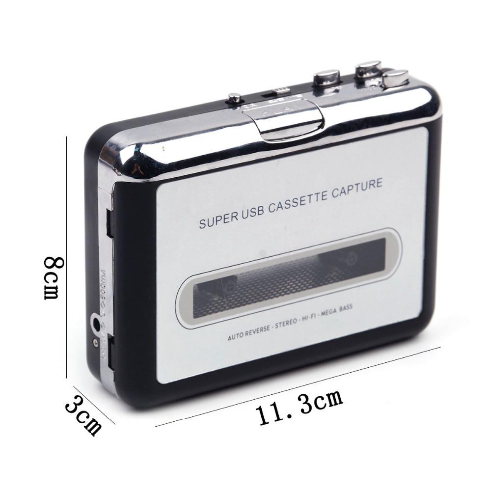 High-Fidelity USB Cassette Converter: Old Model Tape to MP3 Player