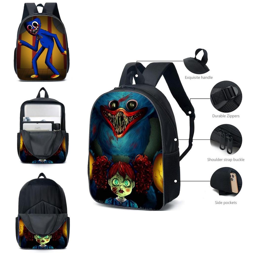 Poppy Playtime Cute School Backpack For Boys And Girls With High Capacity