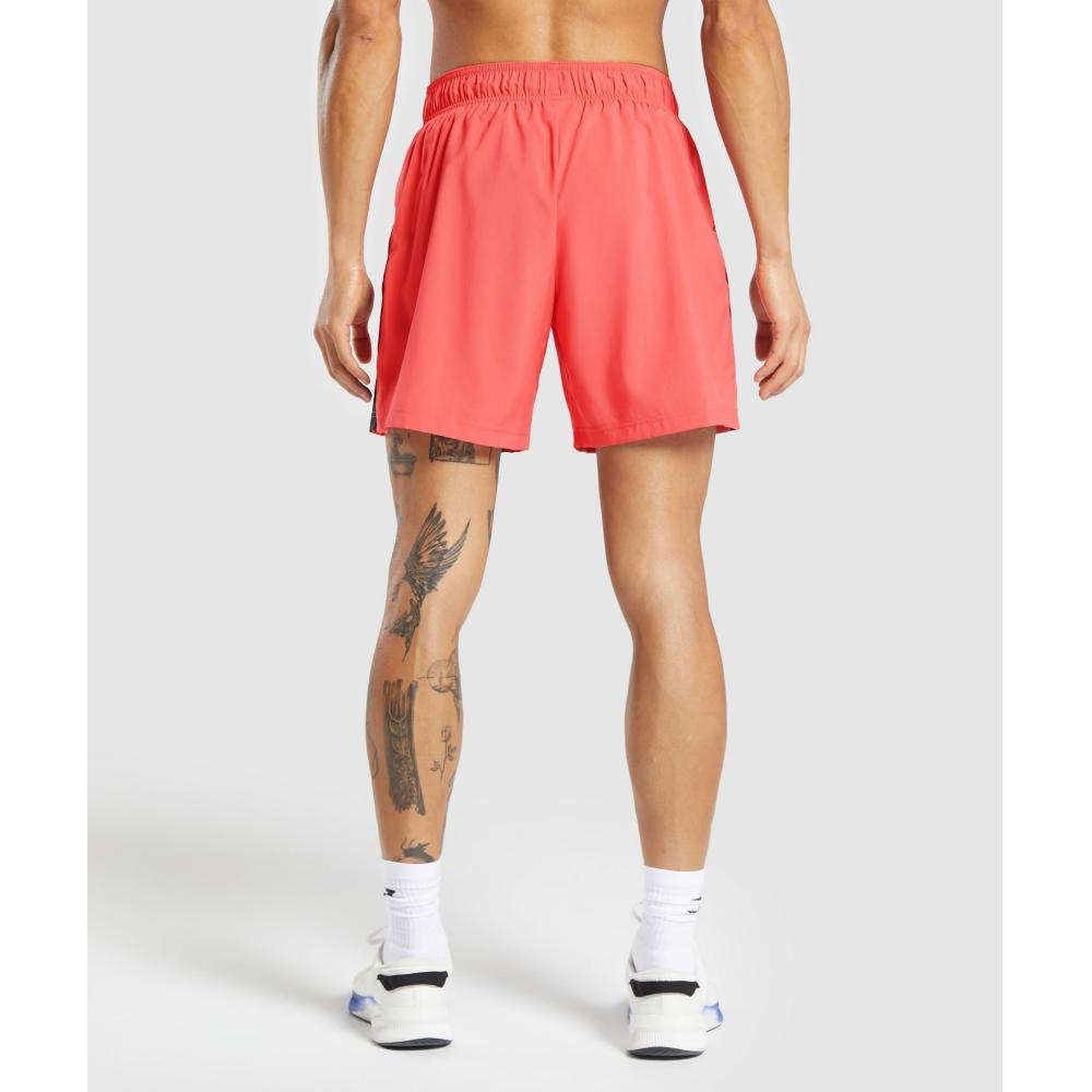 Gymshark Sport 7 Shorts Tropical Pink Black A1b3l Kcb2