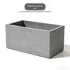 Liliang Rectangular Outdoor Magnesium Cement Planter Box