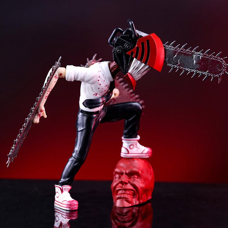 Chainsaw Man Denji POWER Statue PVC Action Figure Anime Figure Chainsawman Model Toys Collection Doll Gift