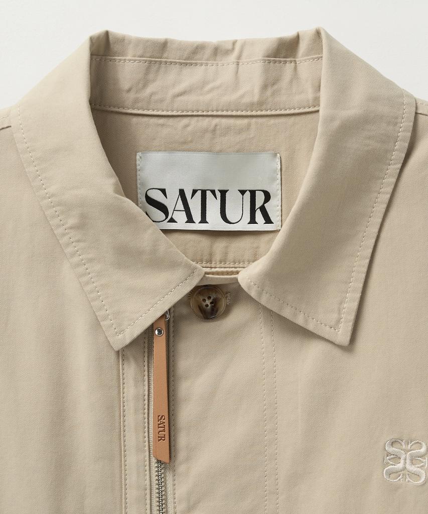 Satur Cotton Washed Jacket Beige