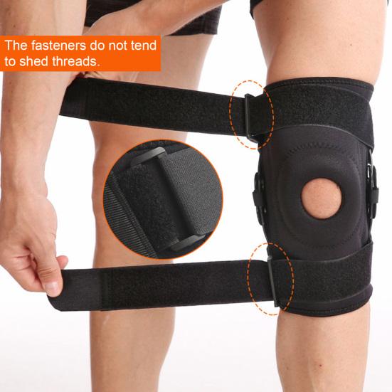 Men Women Knee Support Brace, Adjustable Compression Sleeve for Arthritis, Meniscus Tear, Knee Pain Relief Wrap for Sports, Running, Basketball