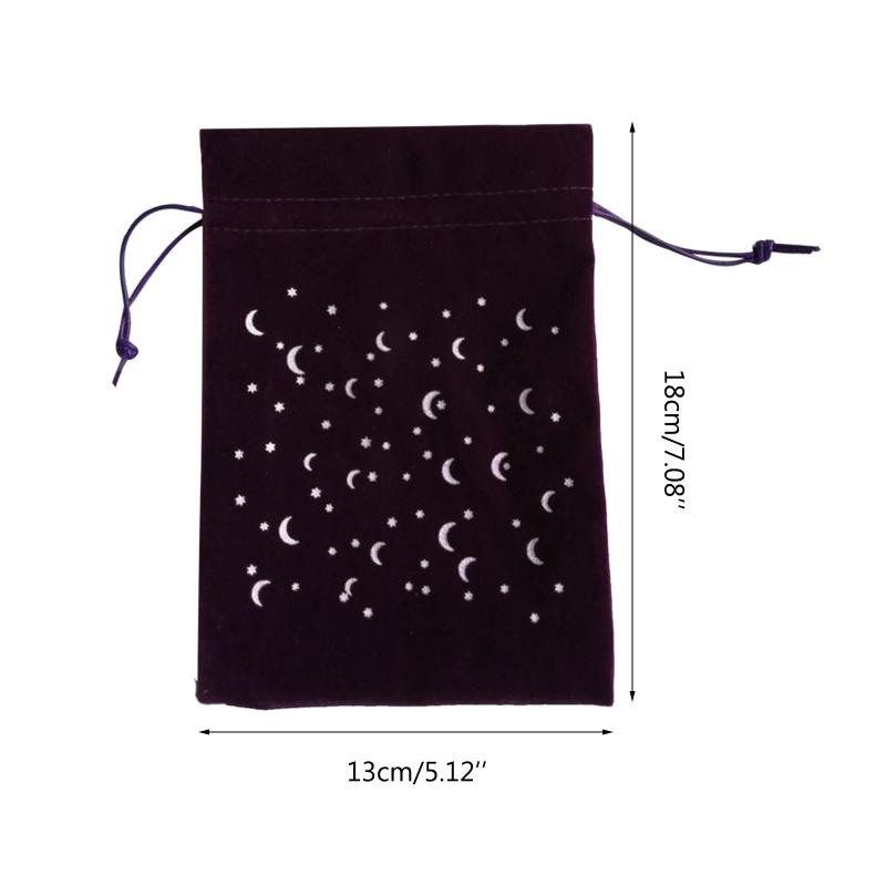 Péndulo de adivinación Mantel de adivinación Juego de mesa Tarot Bolsa de almacenamiento de terciopelo