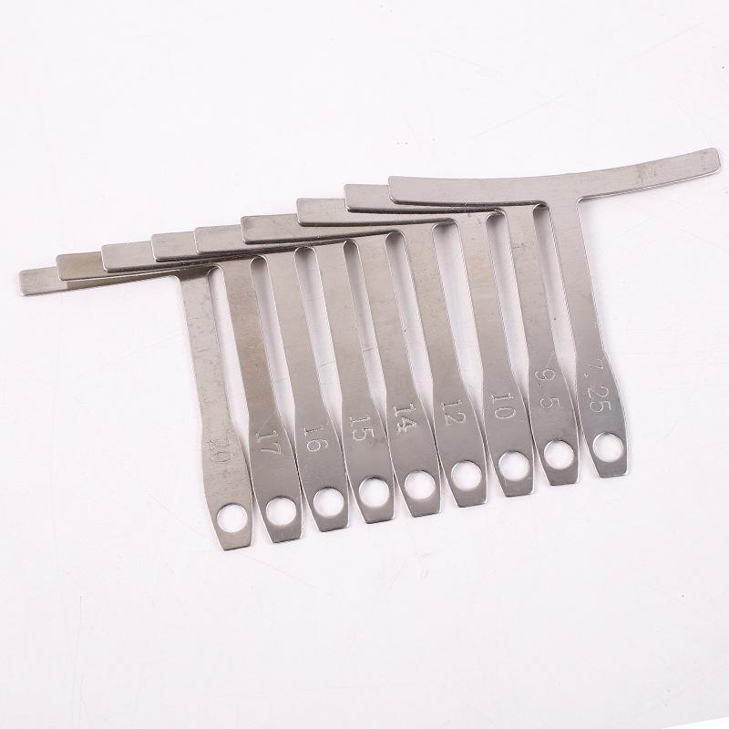 T-Shaped Guitar Radius Gauge & String Spacing Ruler Set