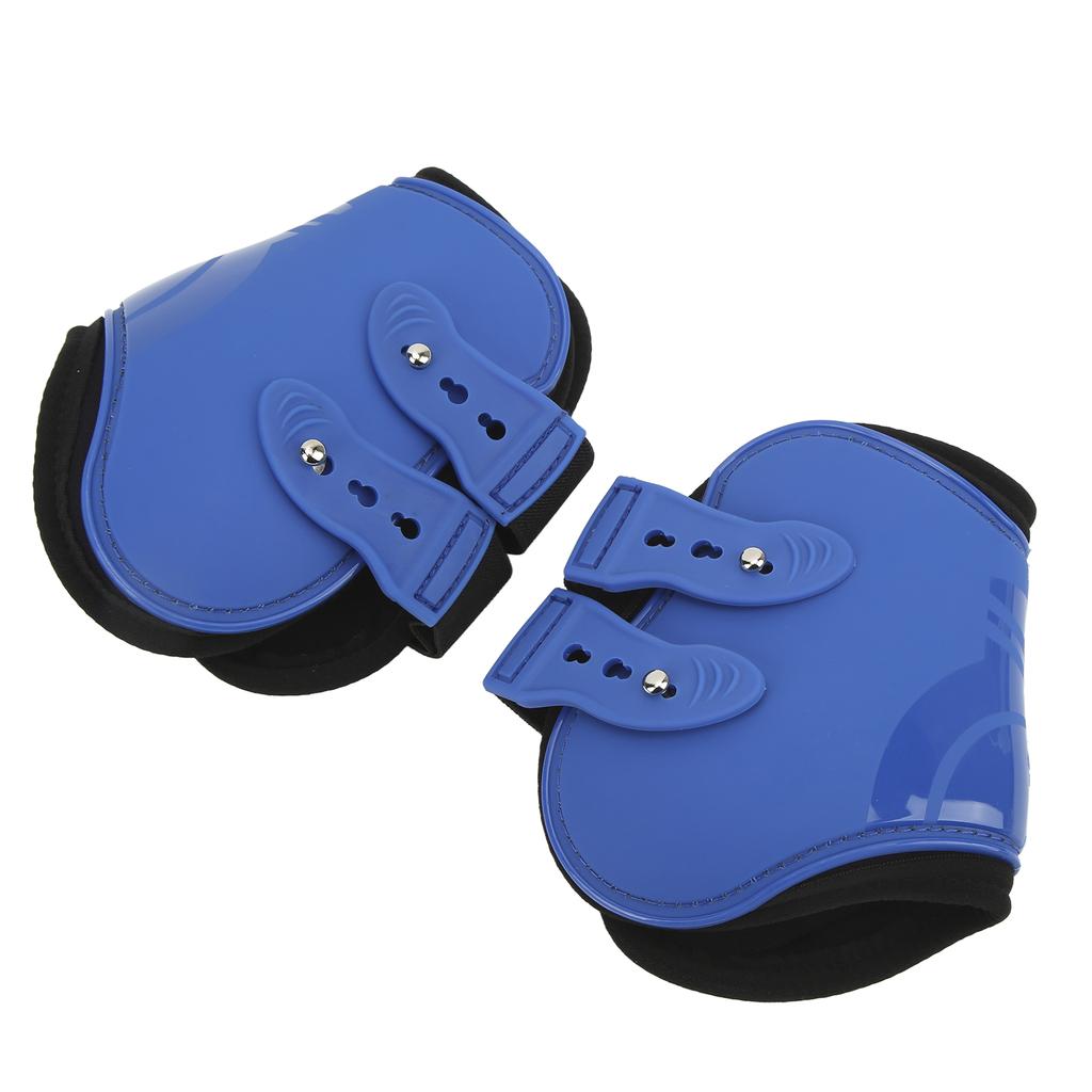 2Pcs PU Neoprene Leg Horse Boots Horse Leg Brace Guards Hind Legs Protection Gears