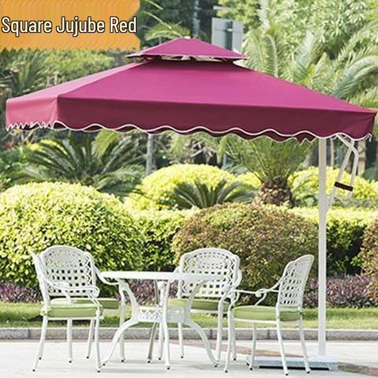 Roman-style Banana Outdoor Umbrella for Courtyard, Beach, Terrace, Balcony, or Park Stall