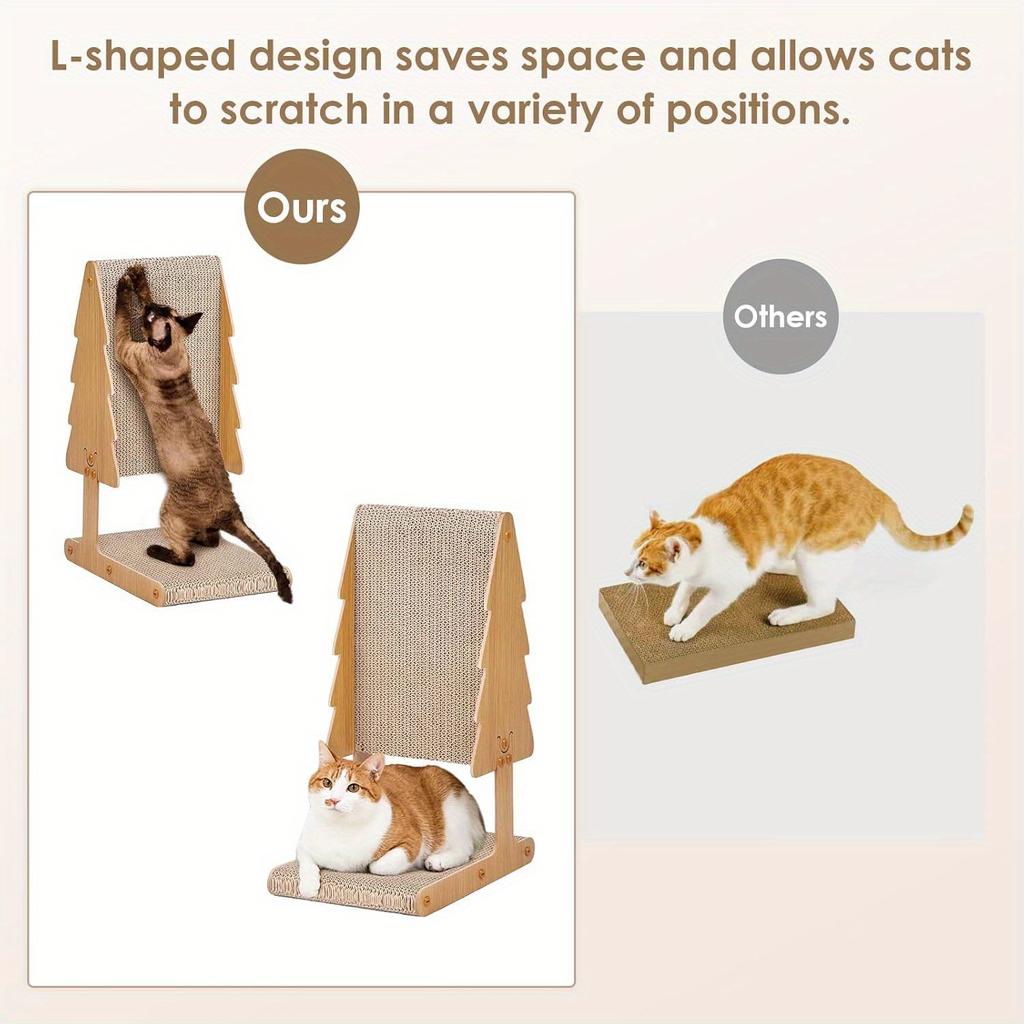 Christmas Tree Inclined Vertical Wear-resistant Cat Nest Integrated Scratch-resistant Corrugated Cat Claw Board Cat Toy