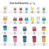 250 Pieces Automotive Fuse Set, Standard Mini Blade, Low And High STD Profile, Box-Shaped, Various Fuses