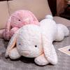 Cartoon Animal White Rabbit Plush Toy Soft and Comfortable Pink Rabbit Stuffed Doll Gifts For Girl