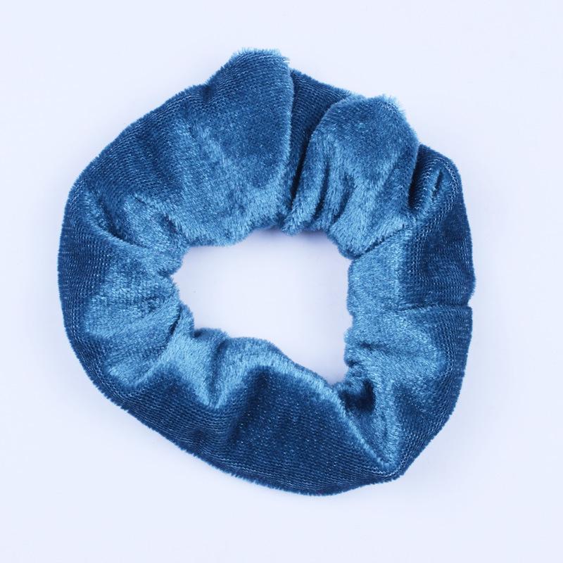 Women Solid Color Elastic Hair Bands Tie Rope for Hairdressing