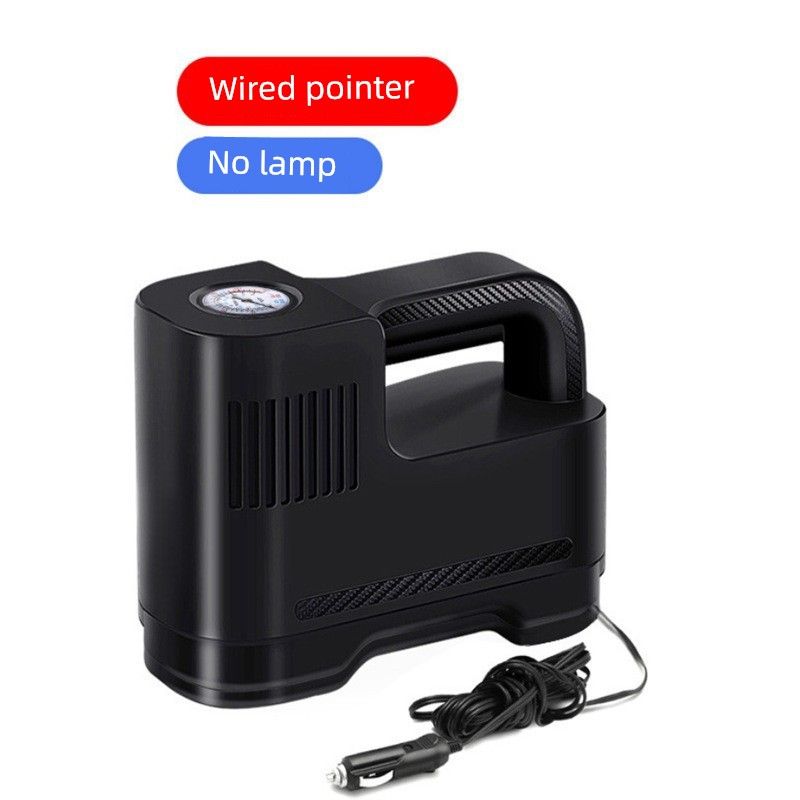 

Vehicle Air Pump Portable Air Pump High-Power Digital Display Tire Air Pump Smart Wireless Electric Blast Pump Air Pump Wired Pointer Model Without Light