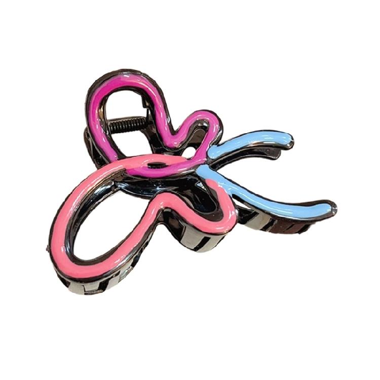 

Color Contrast Bowknot Hair Clip Comfortable To Wear Hair Styling Clip For Various Hair Type Women Hair Decoration