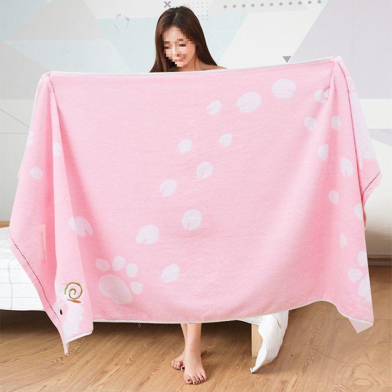 Toalla de Baño Gruesa de Algodón Puro Extra Grande para Hombre Sin Pelusa