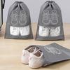 2PCS Portable Shoes Storage Bags Travel Dustproof Drawstring Bag Shoes Storage Organizer Home Organization for Men and Women