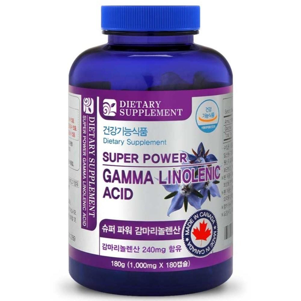 Natural365 Canada Super Power Gamma-Linolenic Acid Borage Oil for Women's Hormonal Balance, 180 Softgels (6-Month Supply)