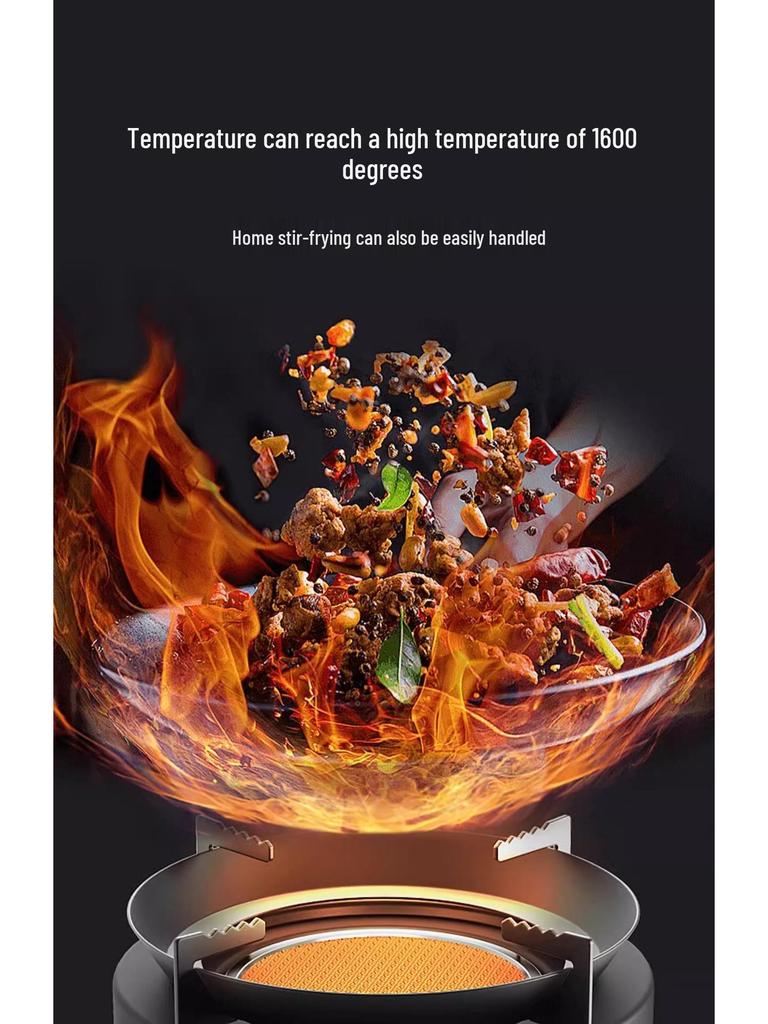 Portable Infrared Windproof Cassette Stove for Outdoor Cooking