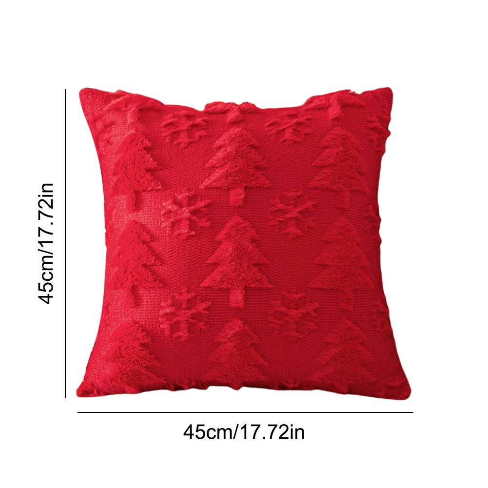 Christmas Pillow Covers Christmas Tree Snowflake Throw Pillow Covers Cushion Cover Winter Holiday Decor for Sofa Living Room