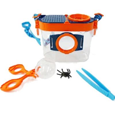 Super Teacher Nature Learning Exploration Activity Double-sided Magnifying Glass Insect Collecting Container, 1 Piece, Korean Toy Supplies