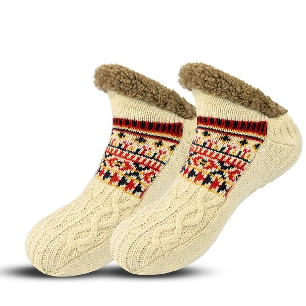 Colorful Floor Socks Non Slip Grip Sleeping Socks Useful Thermal Slipper Socks  Home Wear