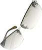 [Berkuto] 3. Silver X Silver Mirror Sunglasses, Eyeglasses, Fashion Glasses, Fashion Glasses, Men's and Women's, Round, Square, Transparent, Tinted,