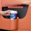 Car Door Side Storage Bag & Cup Holder with Trash Can and Phone Holder