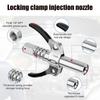 Lubrication Set Coupler Connector Angled Grease Needle Nozzles & Injectors Tool for Mechanical Use Efficient Lubrication