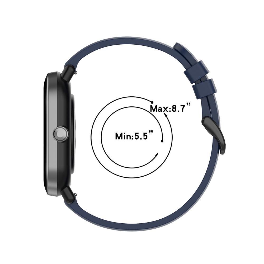 20mm řemínek pro Amazfit Active/GTS 4 2 Mini/GTS 3 2E silikonový náramek pro Amazfit GTR Mini/42mm řemínek na hodinky náramek