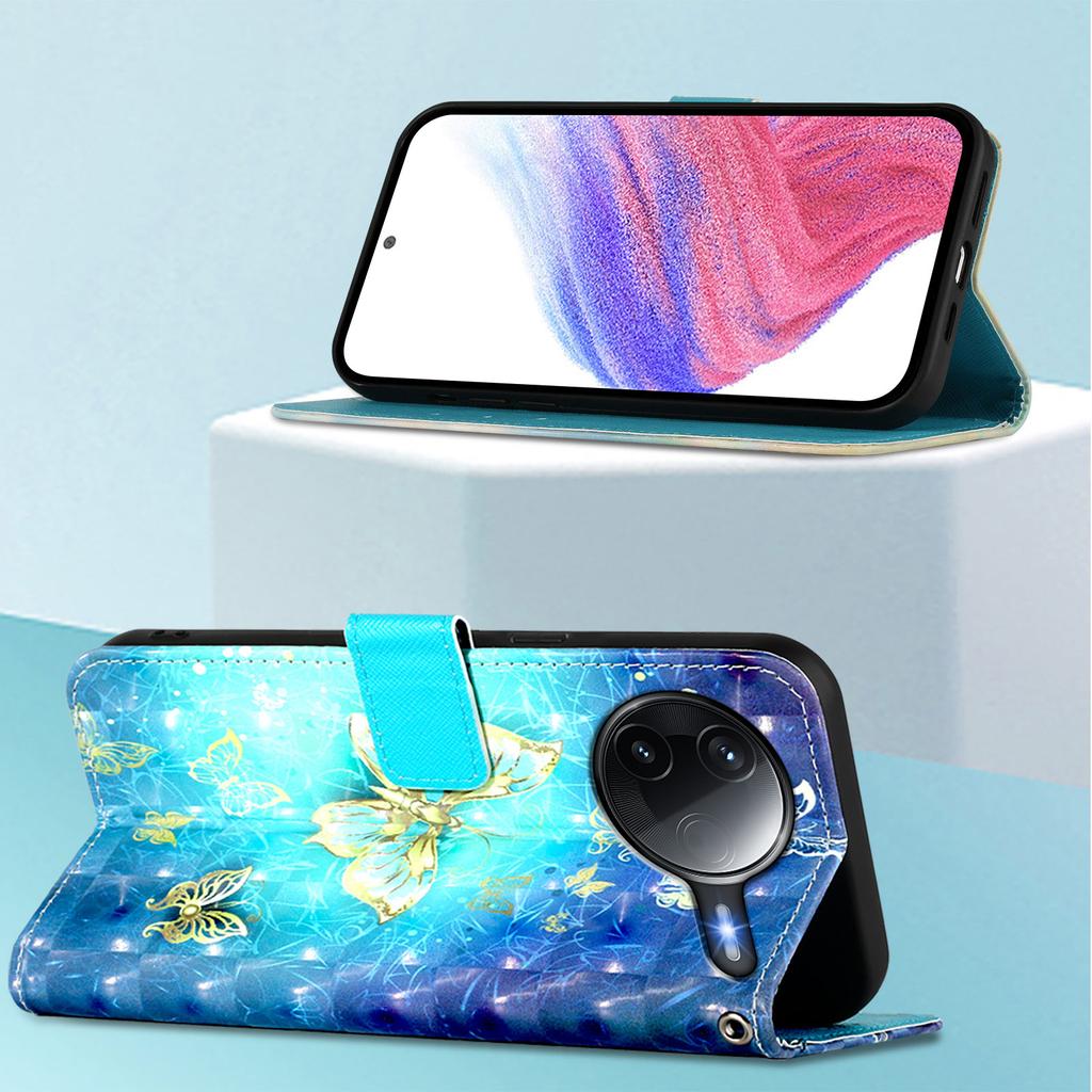 For Xiaomi Poco F7 Ultra 5G/Xiaomi Redmi K80 5G/Xiaomi Redmi K80 Pro 5G/Xiaomi Poco F7 Pro 5G Leather Case Pattern Printing Wallet Stand Mobile Cover