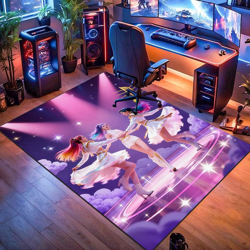 Harmony Motion: Musical Dance Celebration carpet floor mats printing Office chair cushion Christmas gifts Bathroom mat