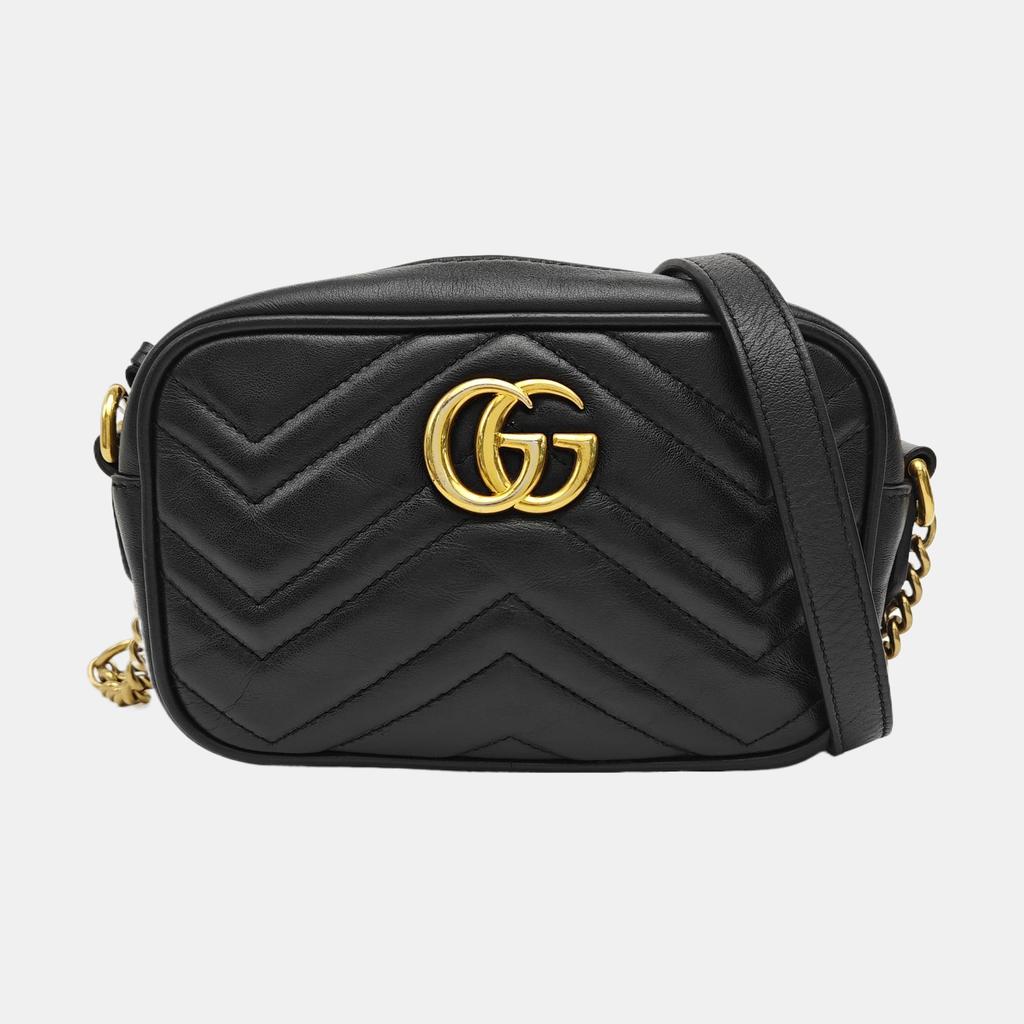 [Usato] Borsa Mini Gucci GG Marmont Matelassé 'Nero' - Buono #Y1PPLF